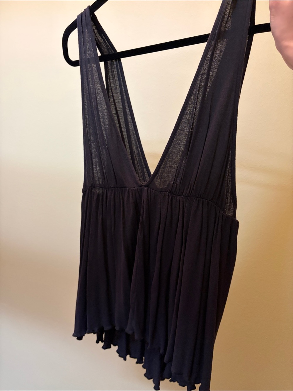 Urban Outfitters black baby doll top